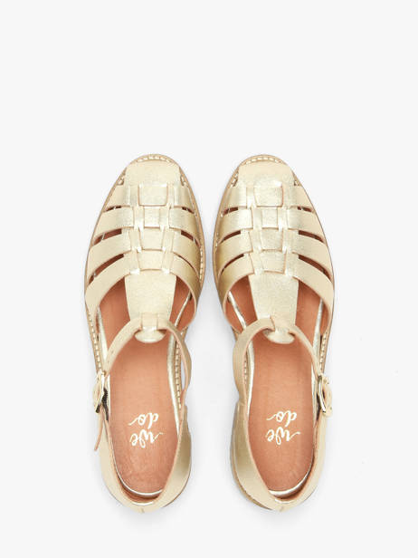 Sandals In Leather We do Gold women 45255A04 other view 3
