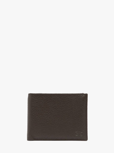 Wallet Caviar Leather Crinkles Brown caviar 14124
