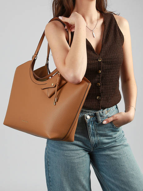 Tote Bag Estée With Bag Charm Laurent david Brown ld bags 73 other view 1