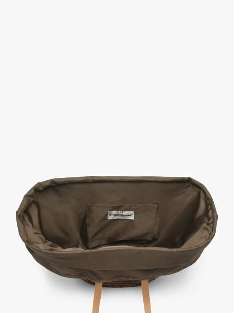 Shoulder Bag Milos Straw Les tropeziennes Brown milos TZ01 other view 2