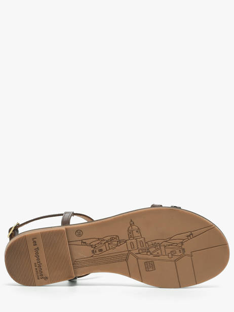Nu-pieds En Cuir Les tropeziennes Marron women HELECTRA vue secondaire 4