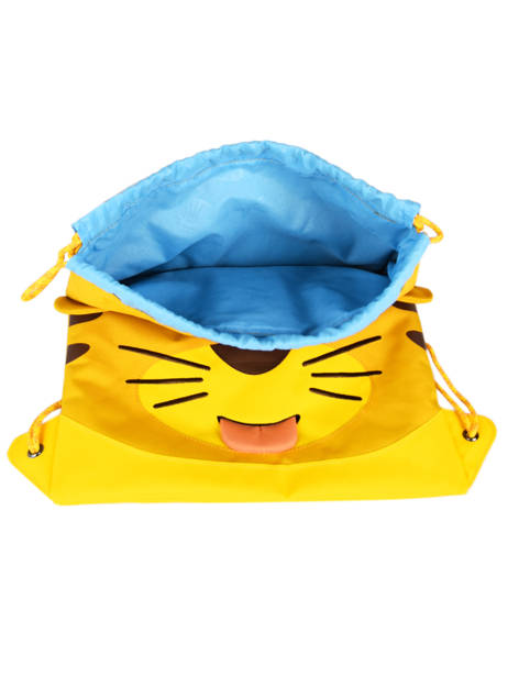 Sac De Sport Small Friends Affenzahn Orange gymbag GYM1 vue secondaire 4