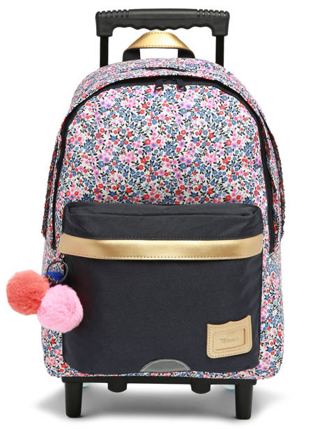 Sac A Dos à Roulettes 2 Compartiments Tann's Bleu les fantaisies f 73265