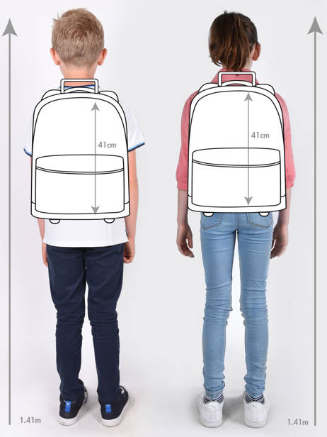 Sac A Dos à Roulettes 2 Compartiments Tann's Bleu les fantaisies f 73265 vue secondaire 1