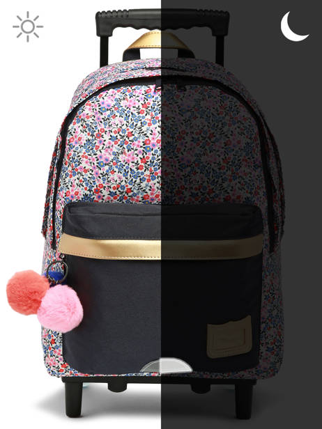 Sac A Dos à Roulettes 2 Compartiments Tann's Bleu les fantaisies f 73265 vue secondaire 6